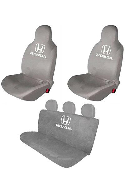 sekutuning Honda Civic Gri Koltuk Servis Kılıfı Ön Ve Arka 4 Parça Takım