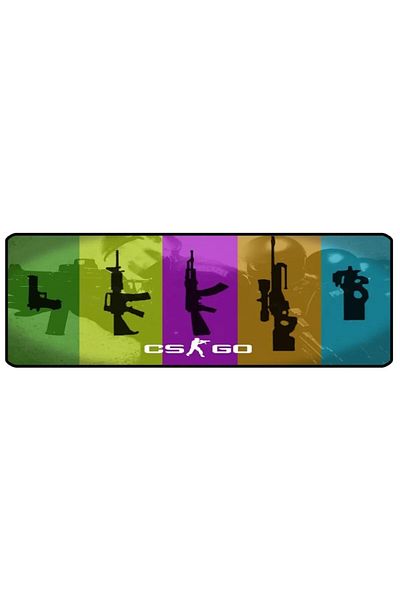 ALKESE 70x30 Cm Cs Go Mouse Pad pentru jucători cu bază anti-alunecare cusută