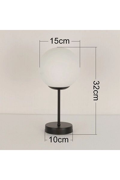 571 Store Table Bed with Glass Headboard - Lampshade Detail