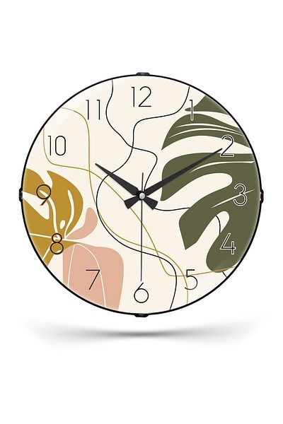 Muyika Design Muyika Spring Bombe Real Glass Silent Mechanism 36cm Wall Clock Pds-36