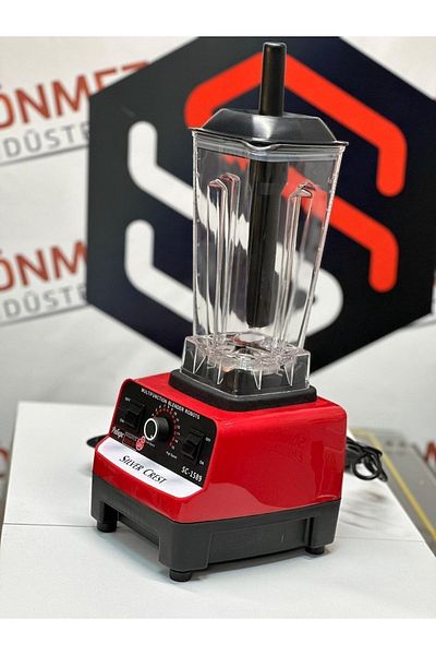 Silver Crest Bar Blender Ice Crusher Industrial Blender