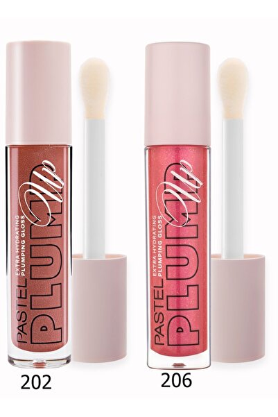 Pastel Plump Up Extra Hydrating Plumping Gloss - Dolgunlaştıran Dudak Parlatıcısı 206 Chic + 202 Loverdose