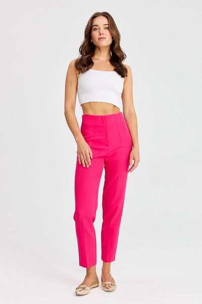 Two Mail Skinny Leg Trousers Fuchsia
