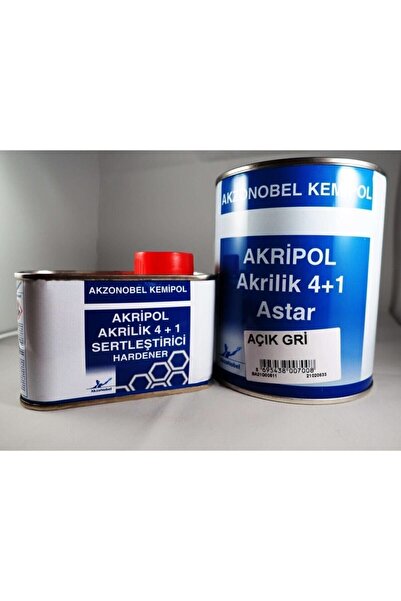 AKZO NOBEL Akzonobel Akripol Akrilik 4 1 Astar 1 Lt Sertleştirici 250 ml Set
