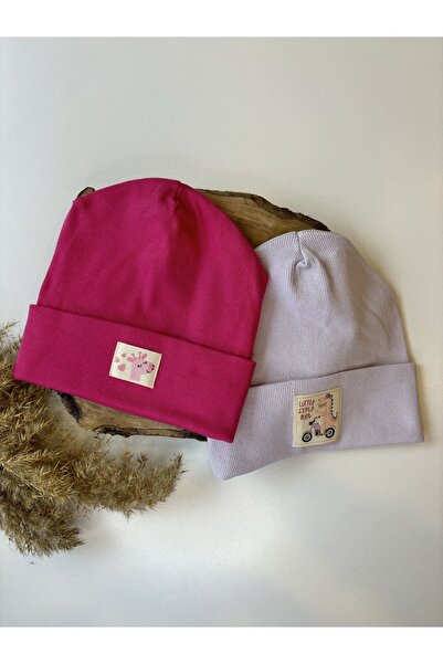 Miniminiksdesing 2Li İki Renk Unisex Kaşkorse Çocuk Bere Şapka