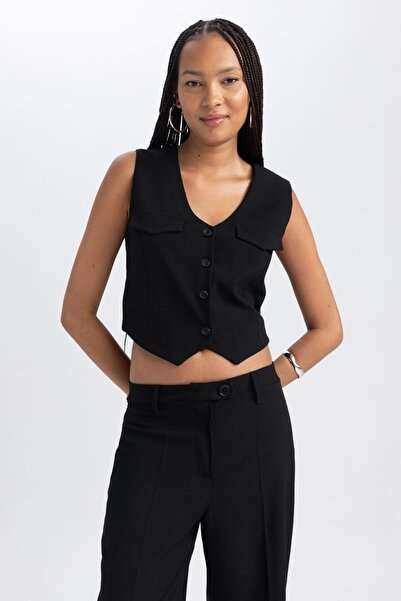 DeFacto B1666ax23au Model Classic Pocket Vest