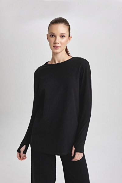 DeFacto Hosszú ujjú, legény nyakú sportoló póló - A7620ax23au