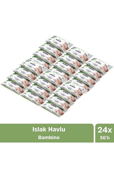 Bambino Set of 24 Wet Wipes