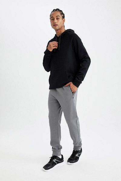 DeFacto Fit Sportsman - Jogger Sweatpants, Basic ίσια εφαρμογή με τσέπες με λεπτή εφαρμογή
