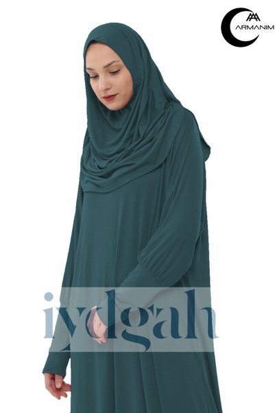 IYDGAH My Armanim Hijab Dress - One Piece, Multi-Purpose, Easy-to-Use, Prayer Dress with Headscarf