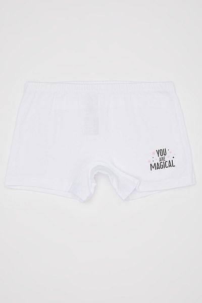 DeFacto Bedruckte 2-teilige Long Fit-Boxershorts für Mädchen - C7967a824hs