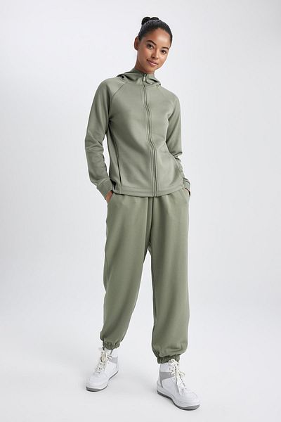 DeFacto Fit Oversize Fit Double Pocket Jogger Leg Standard Skuba Diving Fabric Trousers