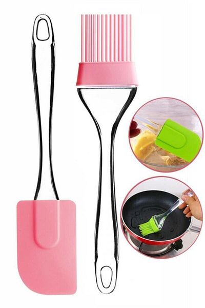 Yayke Silicone Egg Brush and Spatula Set of 2