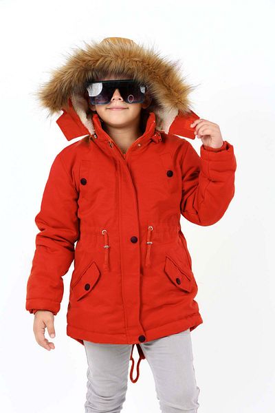 Asortix Boy's Winter Long Coat - Fur Coated