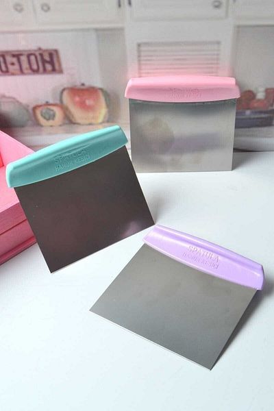 Yayke Steel Dough Cutting and Scraping Spatula