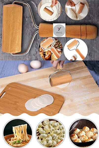 Yayke فتاحة العجين الخشبية الدوارة، المشكل، بكرة البيتزا، شوبك المعجنات البقل...