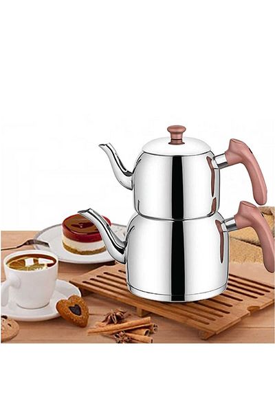 Özkent K-390 Vista إبريق شاي صغير الحجم بلون وردي