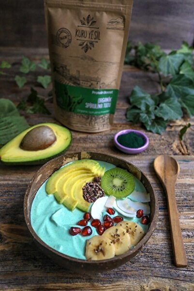 Kuru Yeşil Jumbo Coconut Bowl, Handmade, Coconut Bowl, Smooth, Bowl