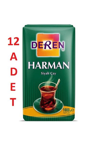 DEREN Harman Black Tea - 1 Kg, 12 Pack