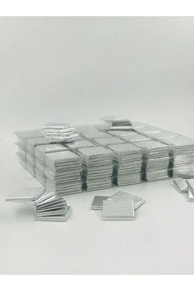 TuNa Chocolate Gümüş Sargılı Madlen 135 Adet-ikramlık Çikolata