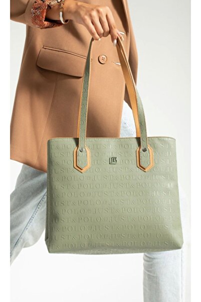 Just Polo New Season - Large Size 2 Compartment Hand and Shoulder Bag