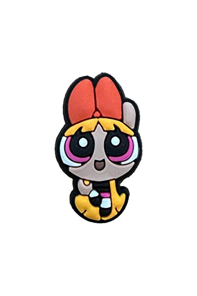 PABALAS Crocs   Terlik Süsü-terlik Tokası Powerpuff Blossom Figürü