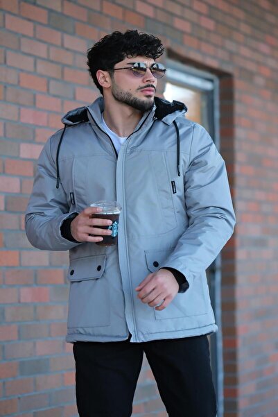 Stilkombin Pldp 2960 - Waterproof Furry Bag Pocket Coat