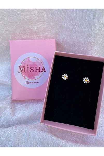 Çelik Misha Papatya Çocuk Çelik Küpe