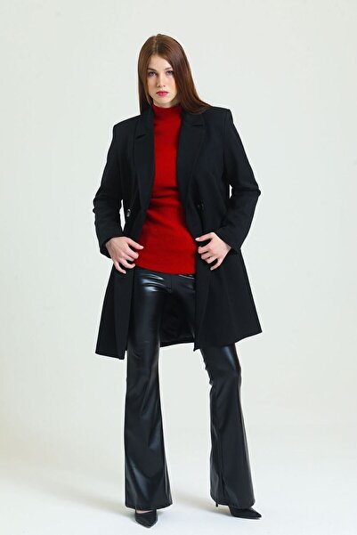 Sense 6-Button Lined Trench Coat| Kbn34605yn Black