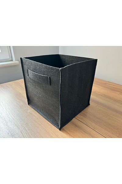 Home 6 Pieces - Multi-Purpose Black Felt Box Organizer In-Cabinet Organizer 25*25