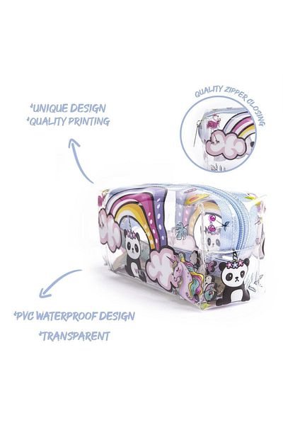 YEŞİL KIRTASİYE Suport pentru stilou transparent Panda