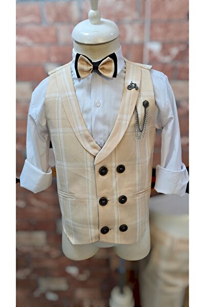 HAYTA Çocuk Yelek Takım Çocuk Takım Gömlekli SET  trend 1-14 yaş