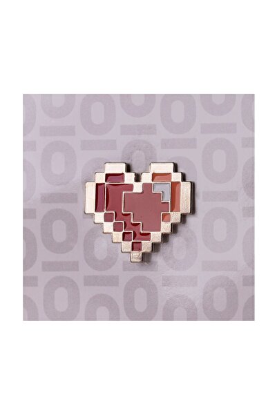 Espressolab Pin Red Heart No:7 - Aşk Dolu Kalp Rozeti, Şık Ve Ifadeli Tasarım