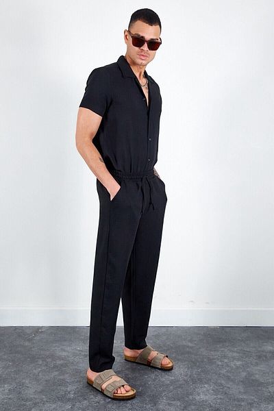 Manche Pantaloni pentru bărbați Black Diva |   Mes 616774 -01