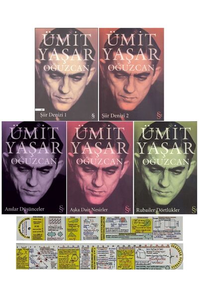Everest Yayınları Ümit Yaşar Oğuzcan 5 Kitap Set - Şiir Denizi - Matematik Öğreten Ayraç