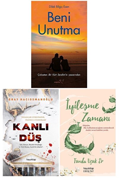 hayykitap Beni Unutma + Kanlı Düş + İyileşme Zamanı 3 Kitap Set - Funda Uçuk ...