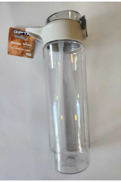 Gıpta Cool-J Restaurant Gray 900ml Tritan Flask with Straw