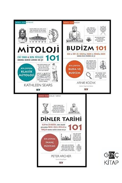 Say Yayınları 101 Serisi Mitoloji Ve Din 3 Kitap Set