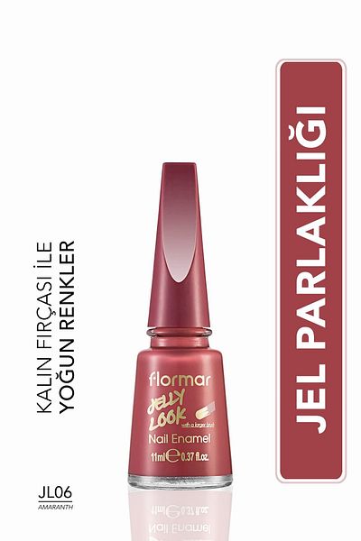 Flormar Flormar Jelly Look Nail Enamel JL06 Amaranth