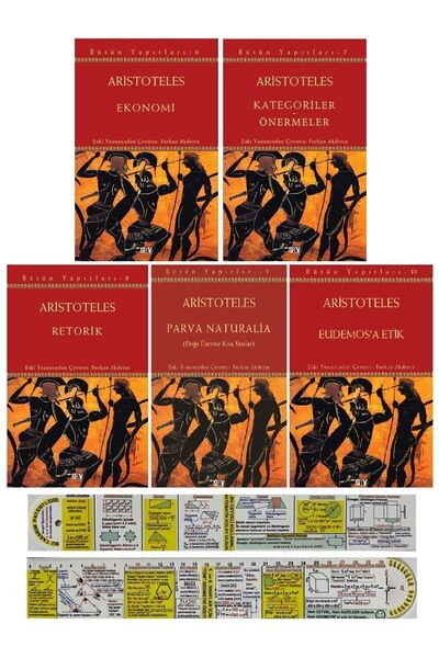 Say Yayınları Aristoteles Felsefe Serisi 6-7-8-9-10. Kitaplar 5'li Set + Mate...