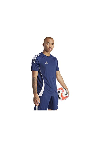 adidas Tiro24 Jsy Erkek Futbol Antrenman Forması IS1018 Mavi