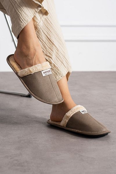 NOVİNS Παντόφλες Unisex Soft Sole - Warm Lined Home, Garden, Bundle Dowry Slippers