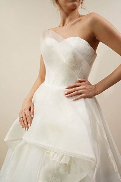 Dilek Moda ORGANZE TÜL GELİNLİK