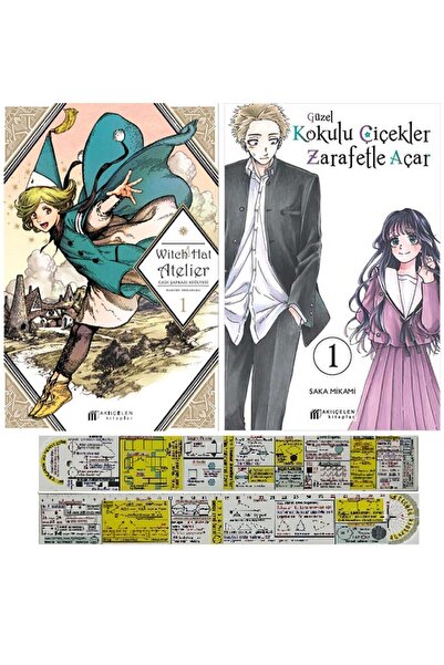 Akıl Çelen Kitaplar Witch Hat Atelier 1. Cilt + Güzel Kokulu Çiçekler Zarafet...