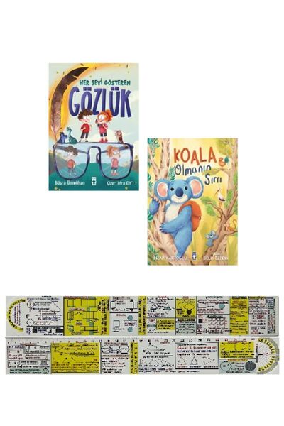 Timaş Çocuk Her Şeyi Gösteren Gözlük+Koala Olmanın Sırrı 2 Kitap Set 1. Sınıf...