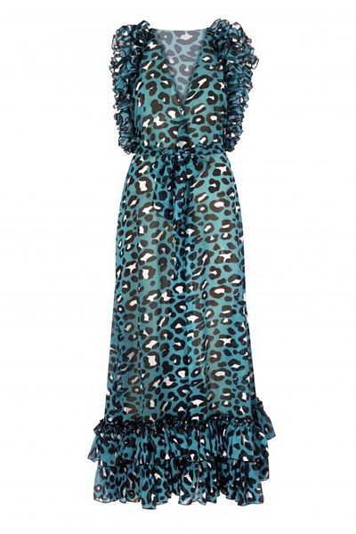 Nur Karaata Φόρεμα Joali Blue Leo Pareo