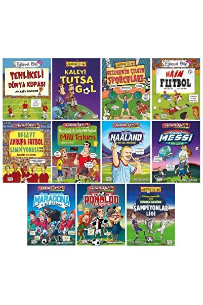 Eğlenceli Bilgi Yayınları Eğlenceli Bilgi Spor 11 Kitap Set Messi Ronaldo  Ha...