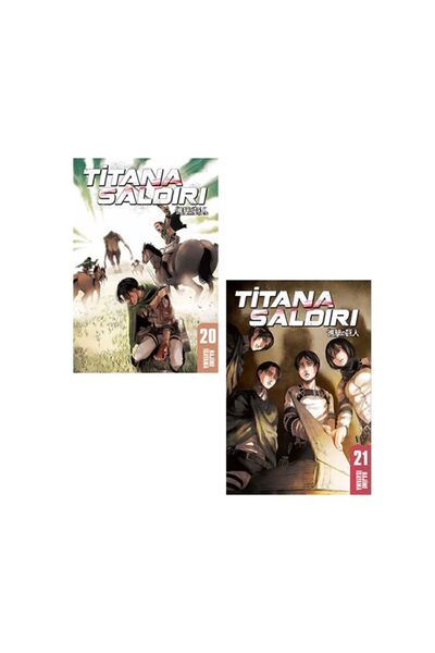 Gerekli Şeyler Yayıncılık Titana Saldırı 20-21. Ciltler Manga Seti