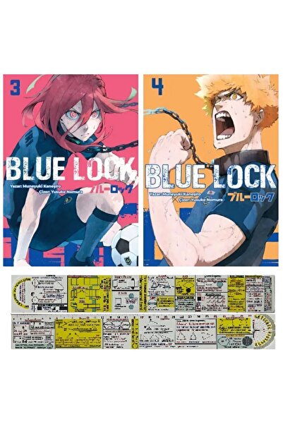 Gerekli Şeyler Yayıncılık Blue Lock 3-4. Ciltler Manga Seti