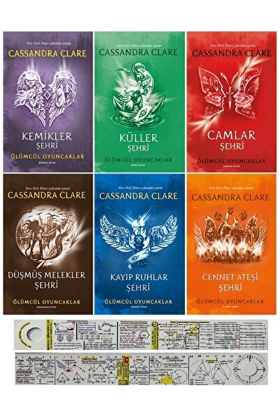 Artemis Yayınları Ölümcül Oyuncaklar Serisi 6 Kitap Set Cassandra Clare + Matematik Öğreten Ayraç
